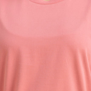 over sized t shirt-peach